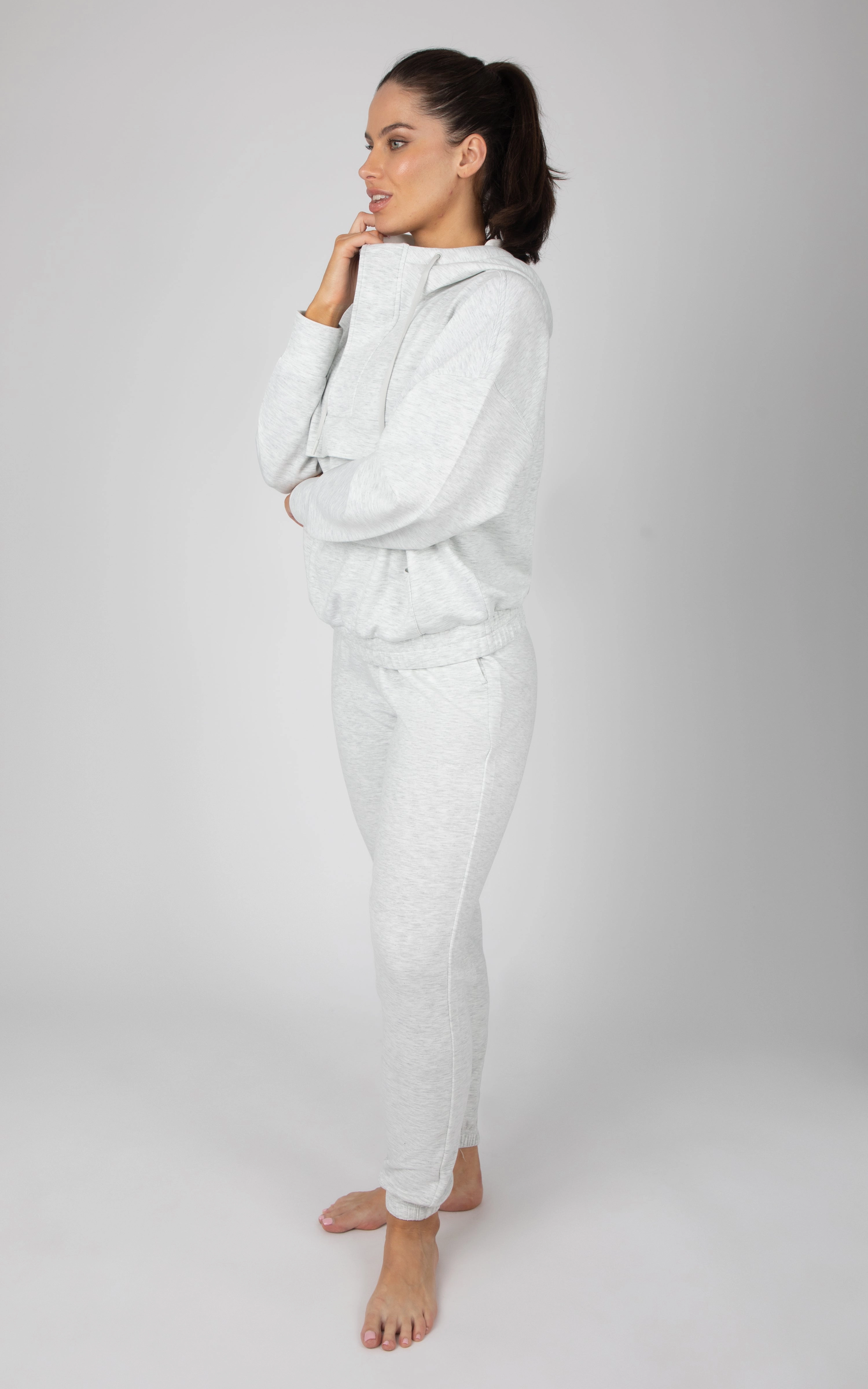 2 PC Softlite Hoodie Half Zip and Jogger Set
