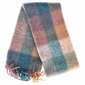 Acne Studios Fringed Scarf in  Multicolor Wool