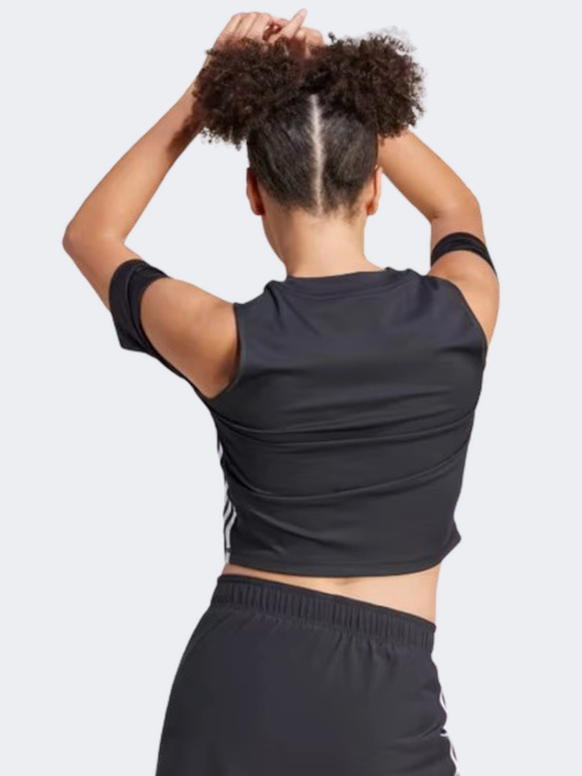 Adidas Dance Women Sportswear T-Shirt Black/White