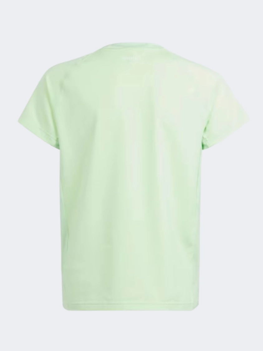 Adidas Girls Sportswear T-Shirt Green Spark/Silver