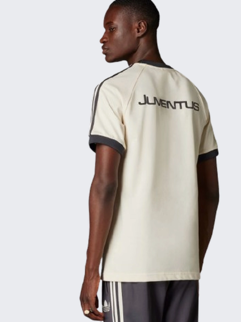 Adidas Juventus Og 3 Stripes Men Football T-Shirt Wonder White