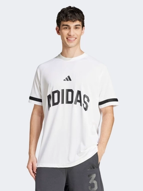 Adidas Seasonal Essentials Us Sport Men Sportswear T-Shirt White