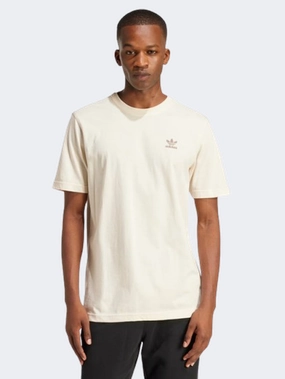 Adidas Trefoil Essentials Men Original T-Shirt Wonder White