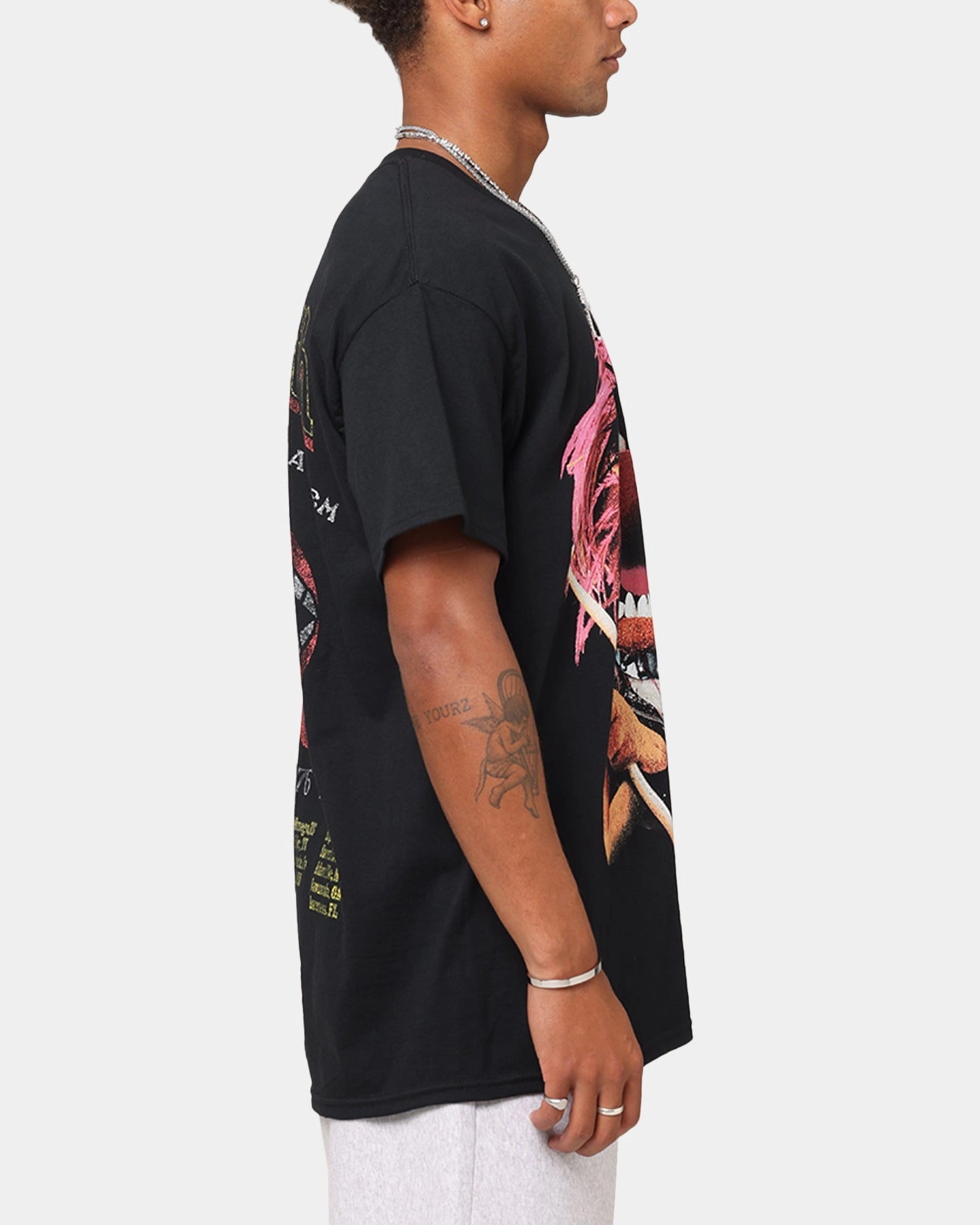 American Thrift Disney The Muppets Animal Vintage T-Shirt Black