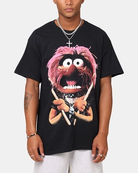 American Thrift Disney The Muppets Animal Vintage T-Shirt Black