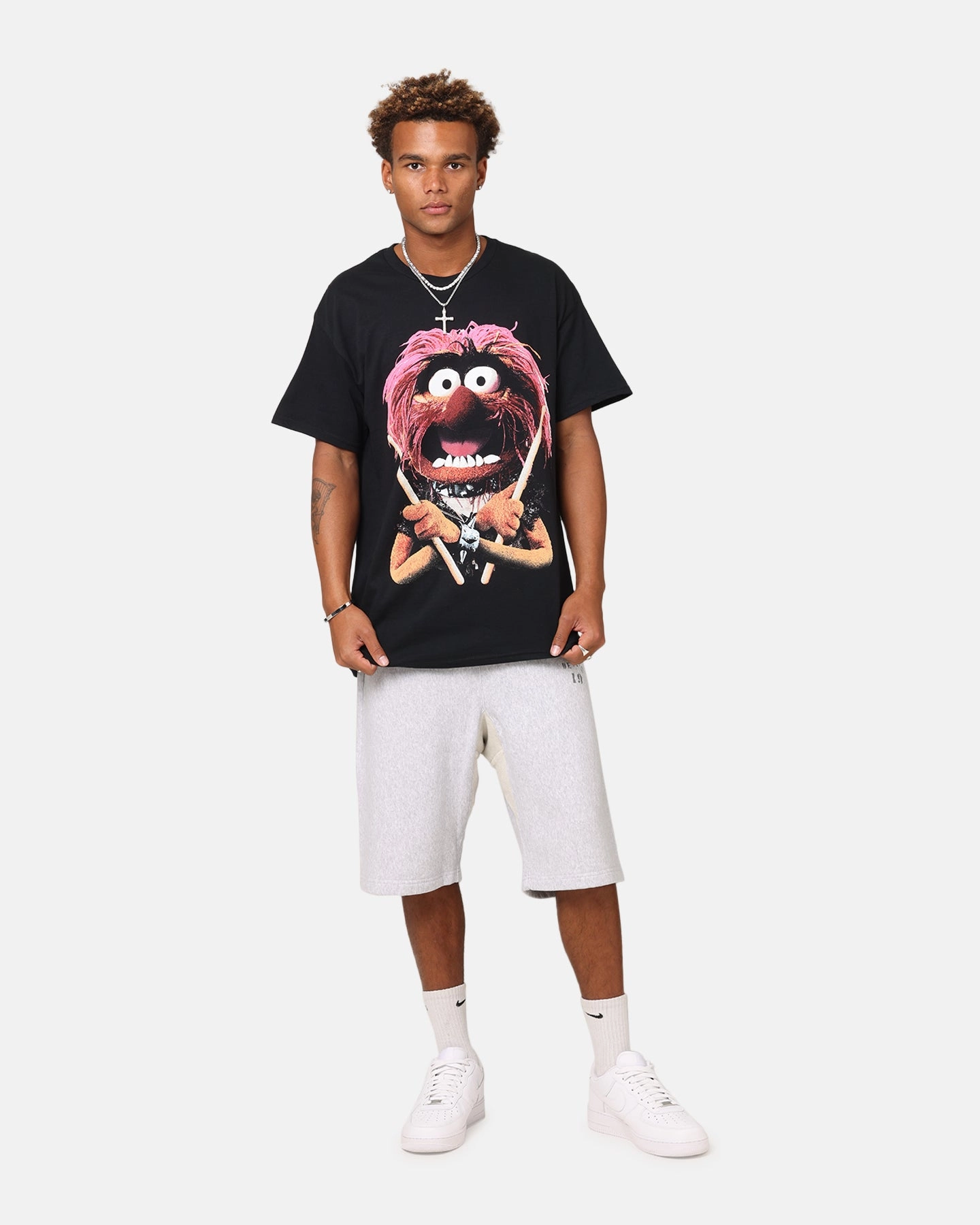 American Thrift Disney The Muppets Animal Vintage T-Shirt Black