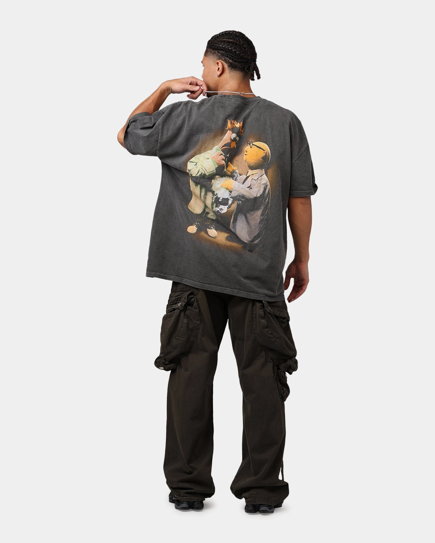 American Thrift Disney The Muppets Beaker Heavyweight T-Shirt Black Wash