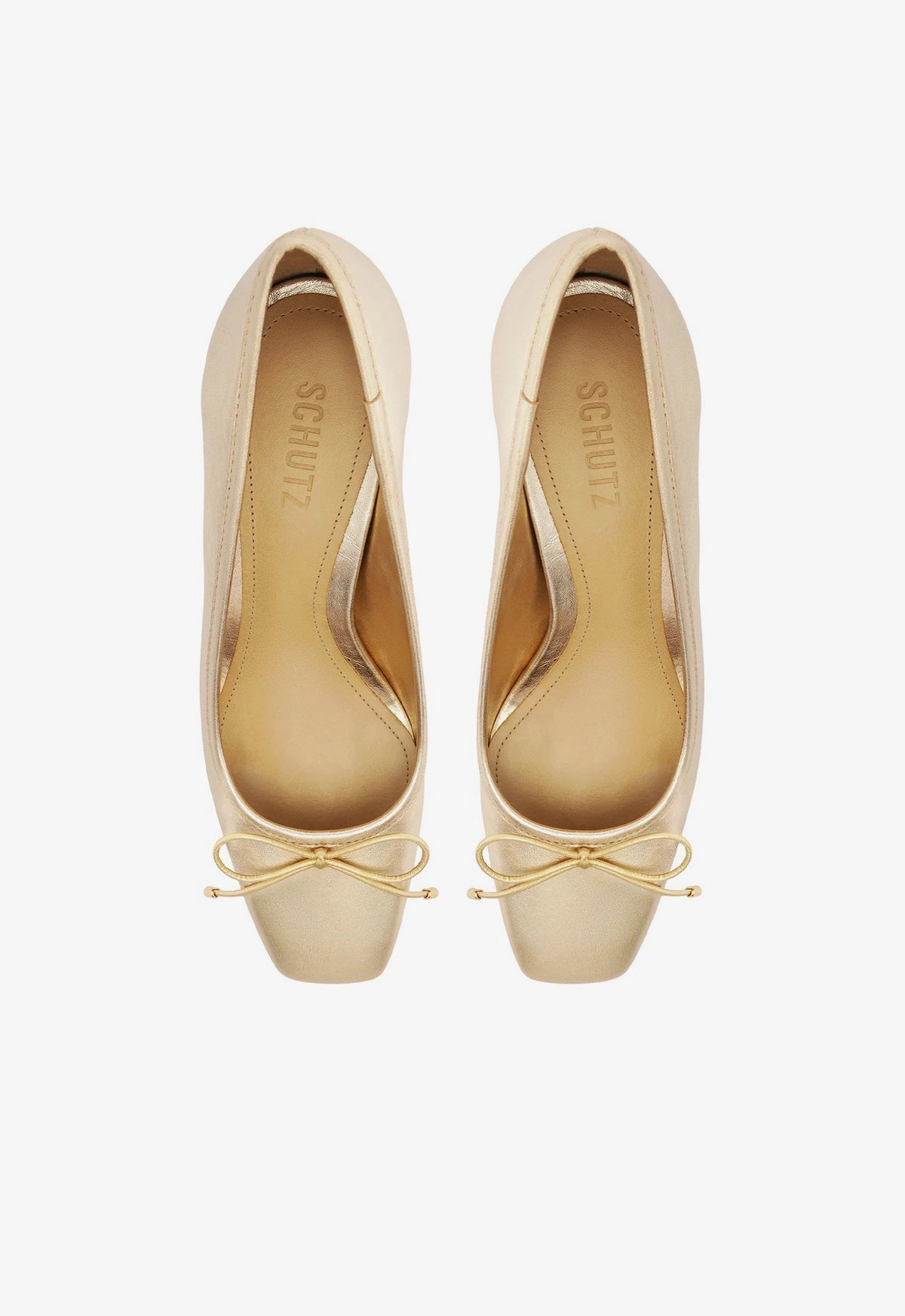 Arissa Block Metallic Leather Pump