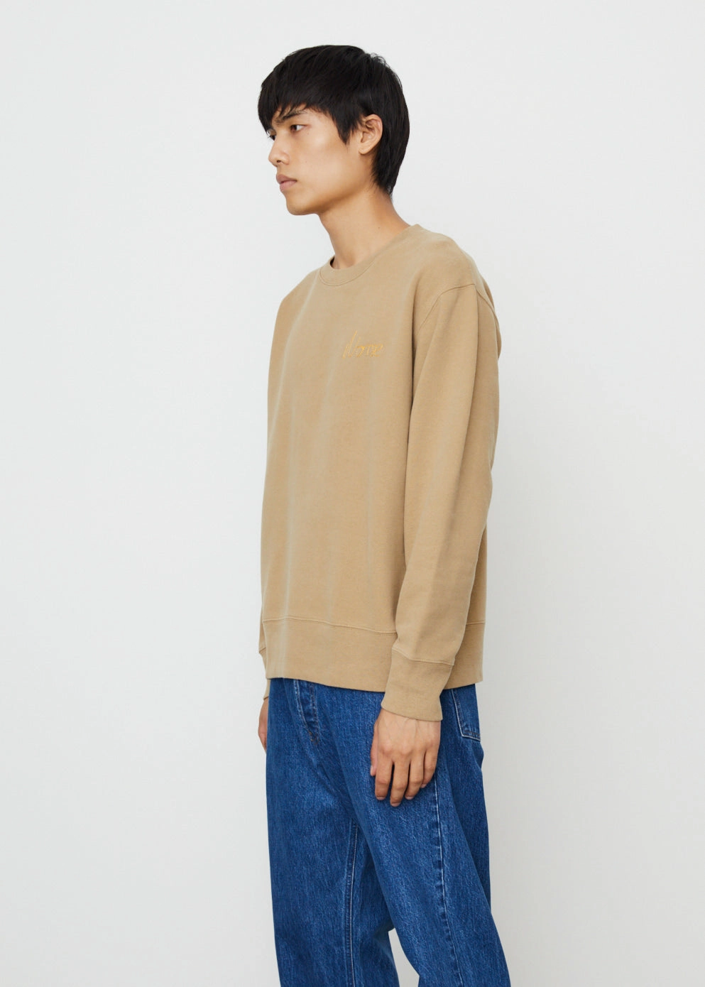 Arne Chain Stitch Logo Sweatshirt