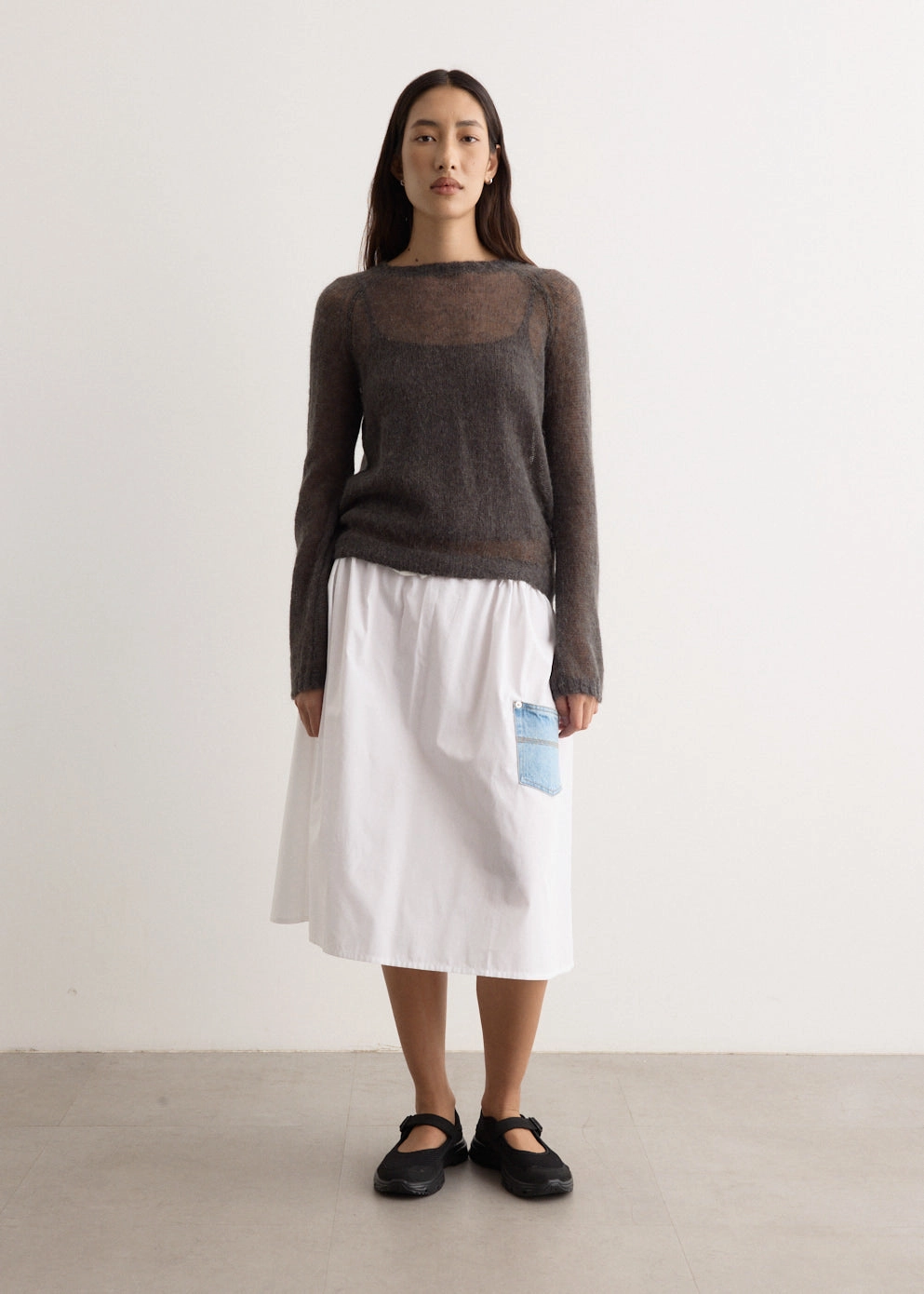 Baggy Midi Skirt