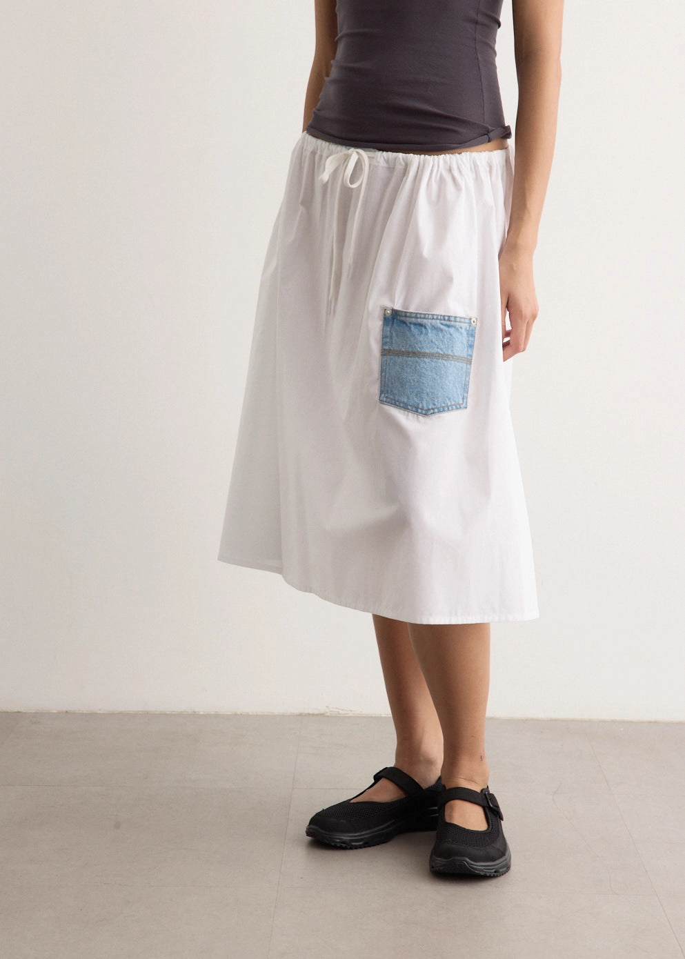 Baggy Midi Skirt