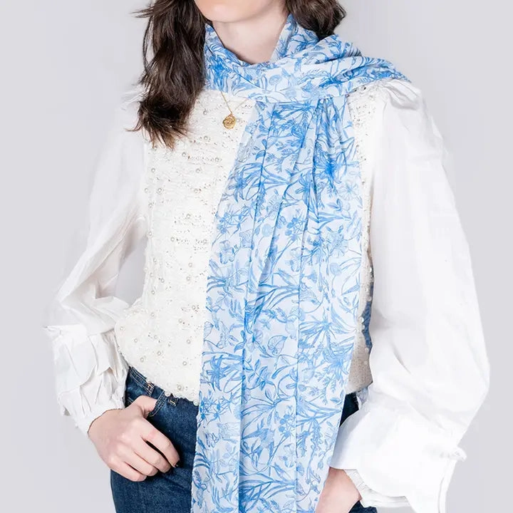BUNNY BLUES SCARF