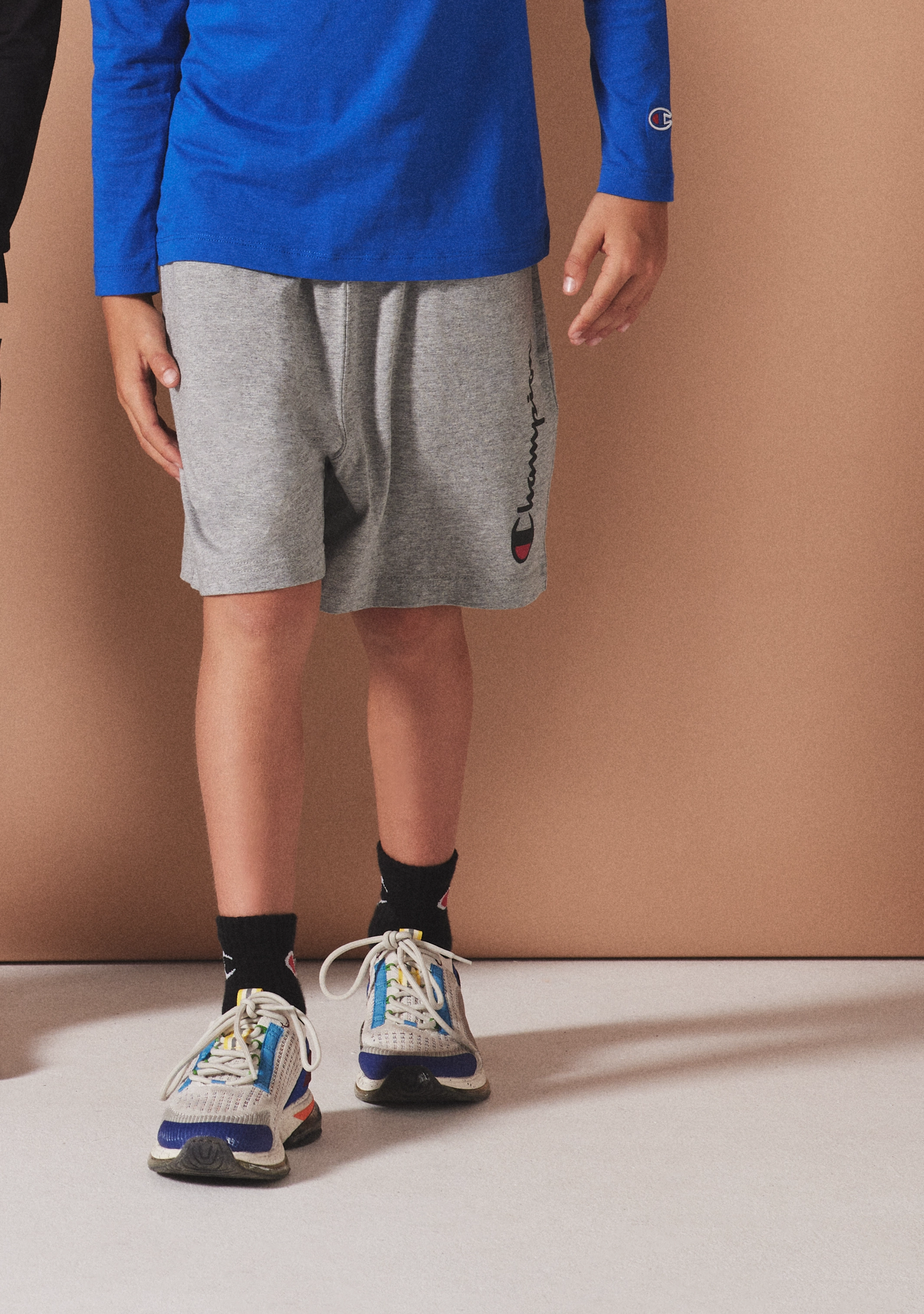 Champion Junior Script Jersey Shorts Black