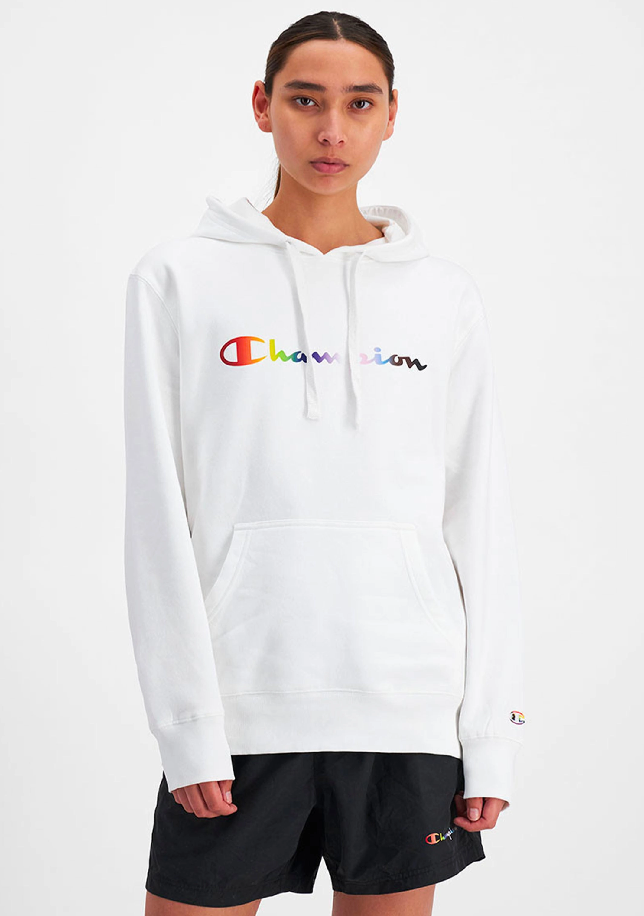 Champion Mens Athletic Pride Script Hoodie