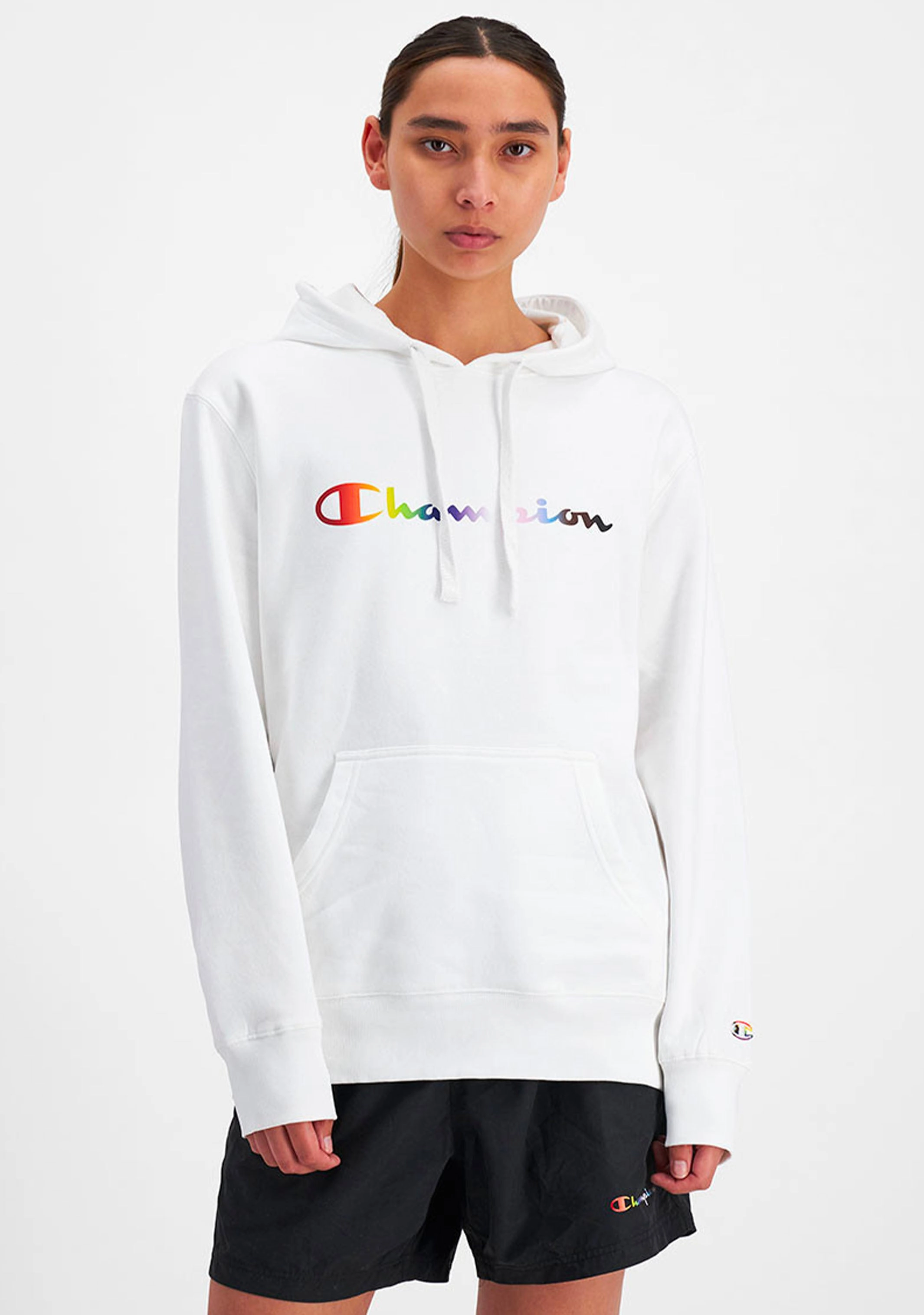 Champion Mens Athletic Pride Script Hoodie