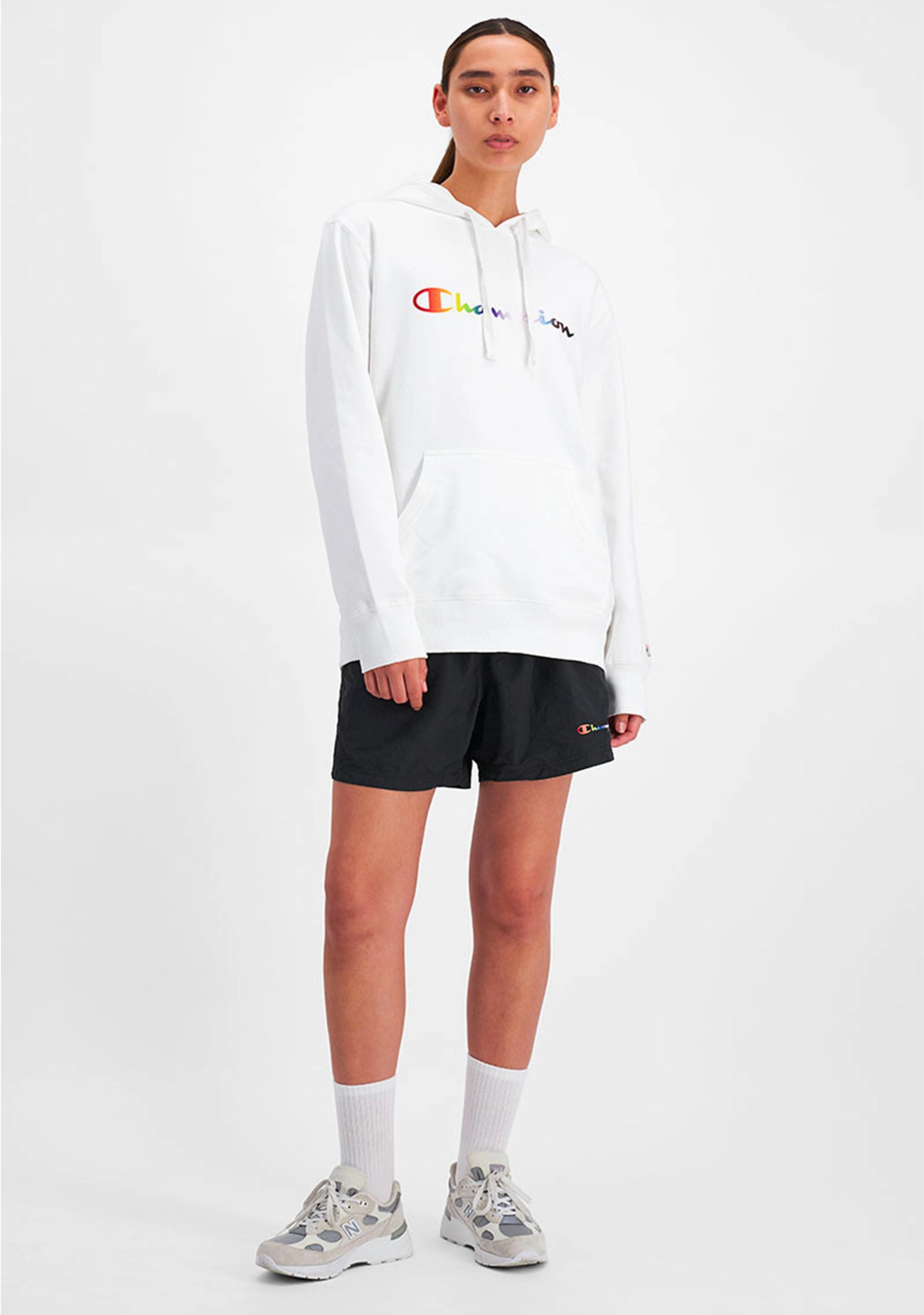 Champion Mens Athletic Pride Script Hoodie