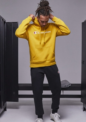 Champion Mens Script Hoodie
