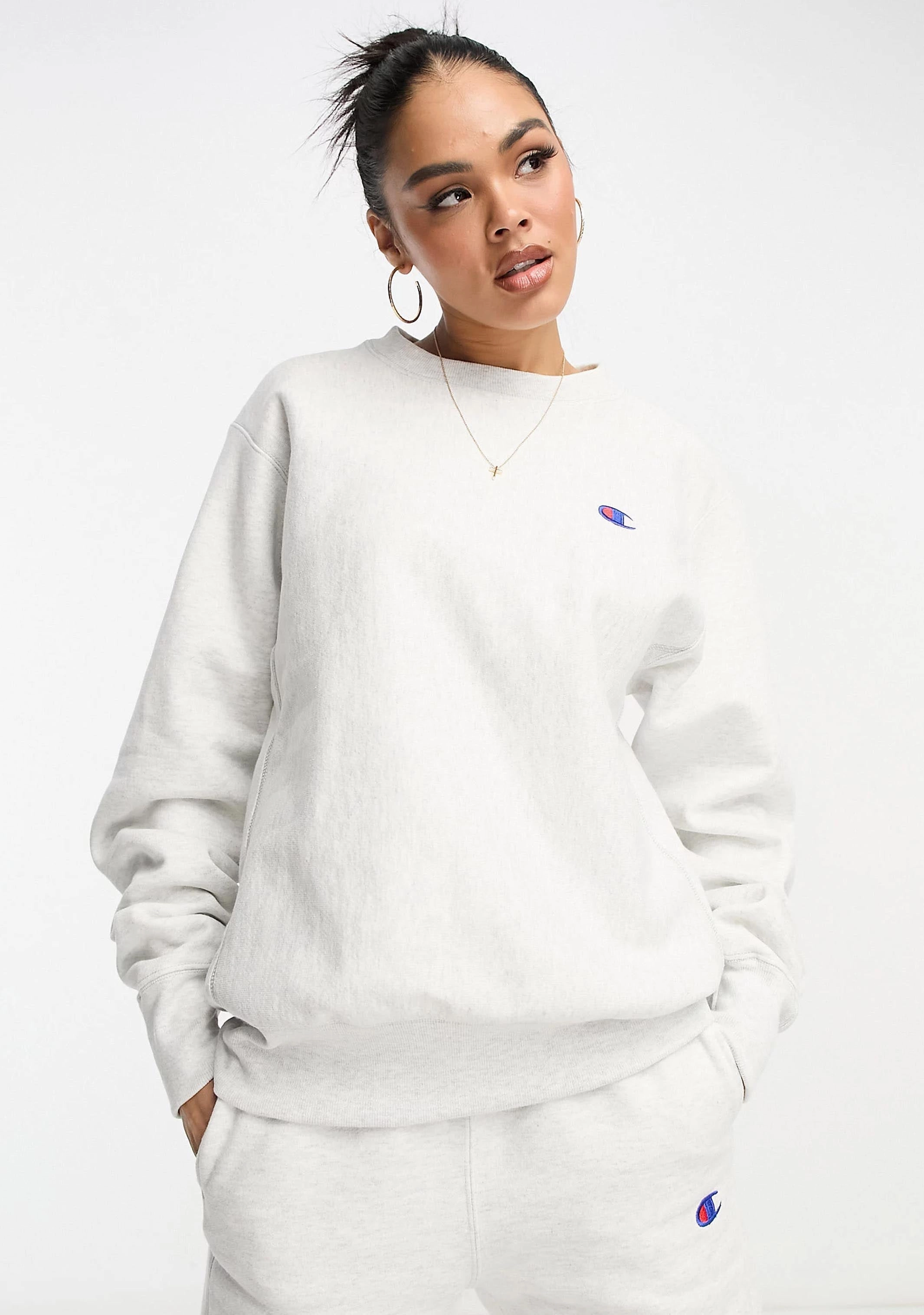 Champion Womens Reverse Weave Oversize Crew
