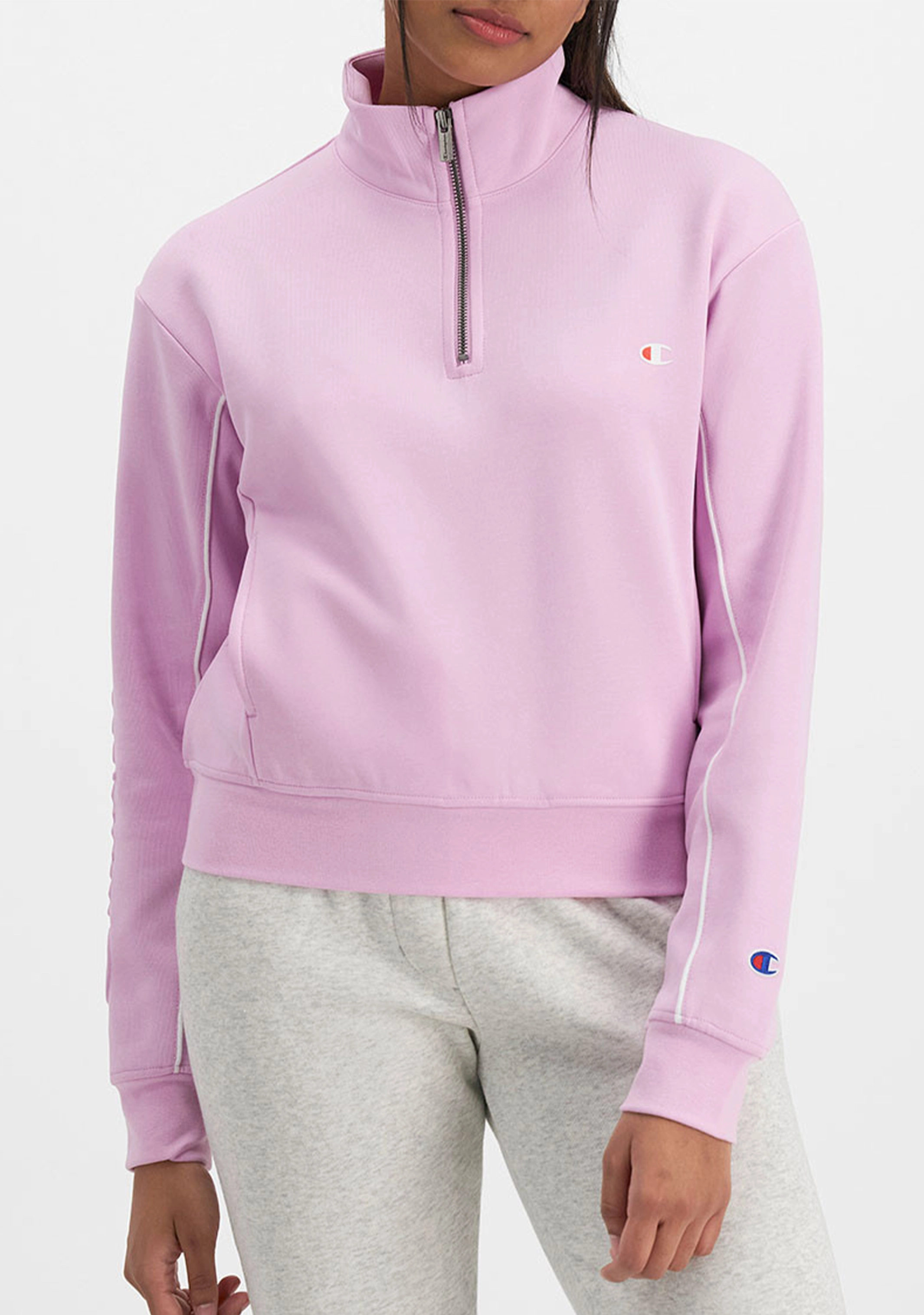 Champion Womens Rochester Athletic Quarter Zip Crew