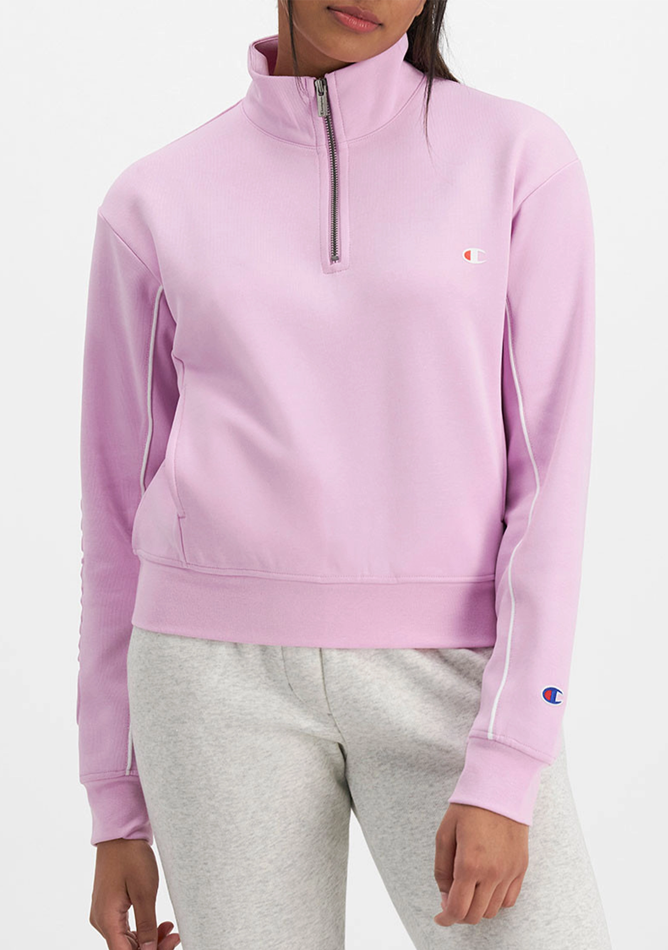 Champion Womens Rochester Athletic Quarter Zip Crew