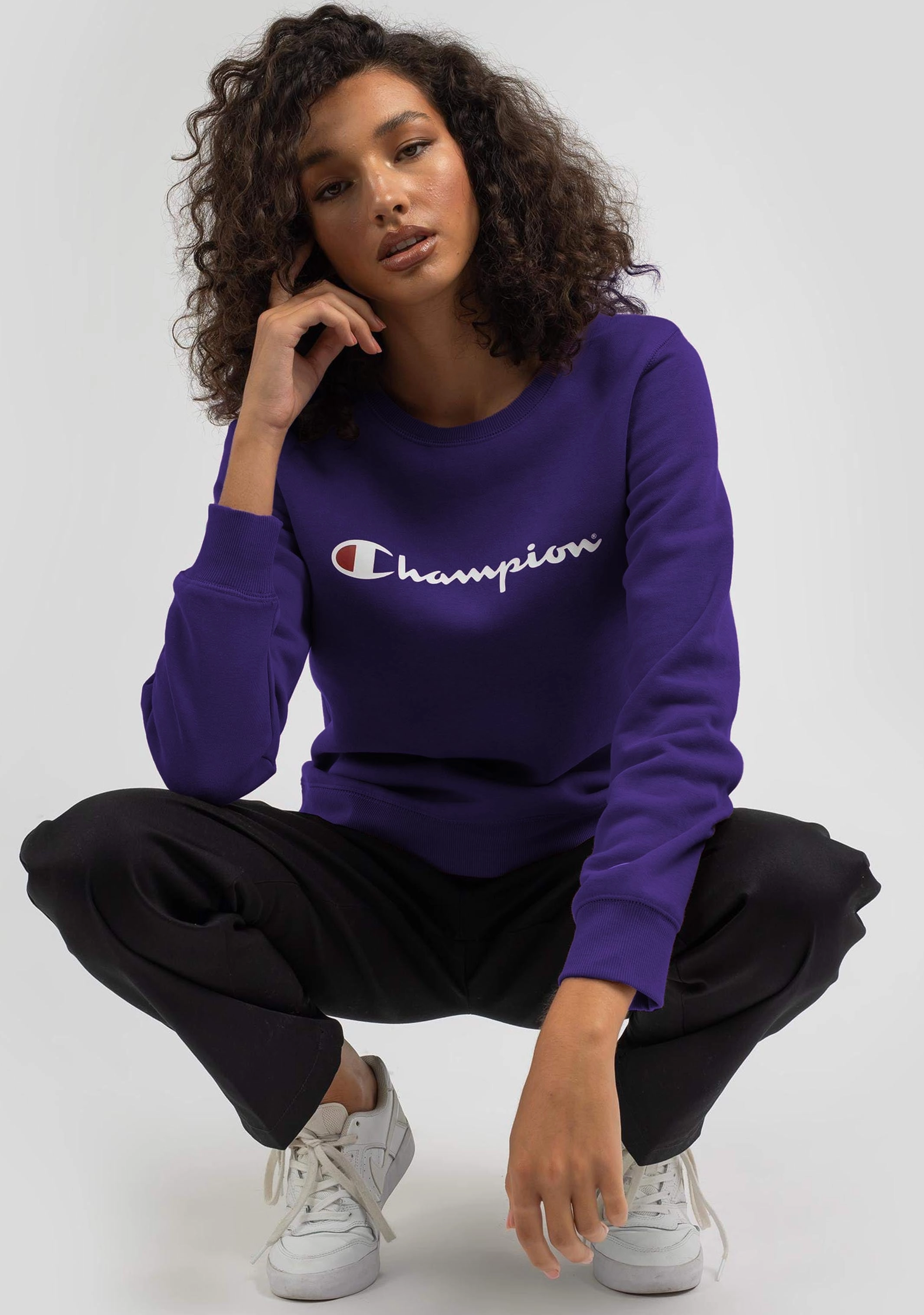 Champion Womens Script Crew