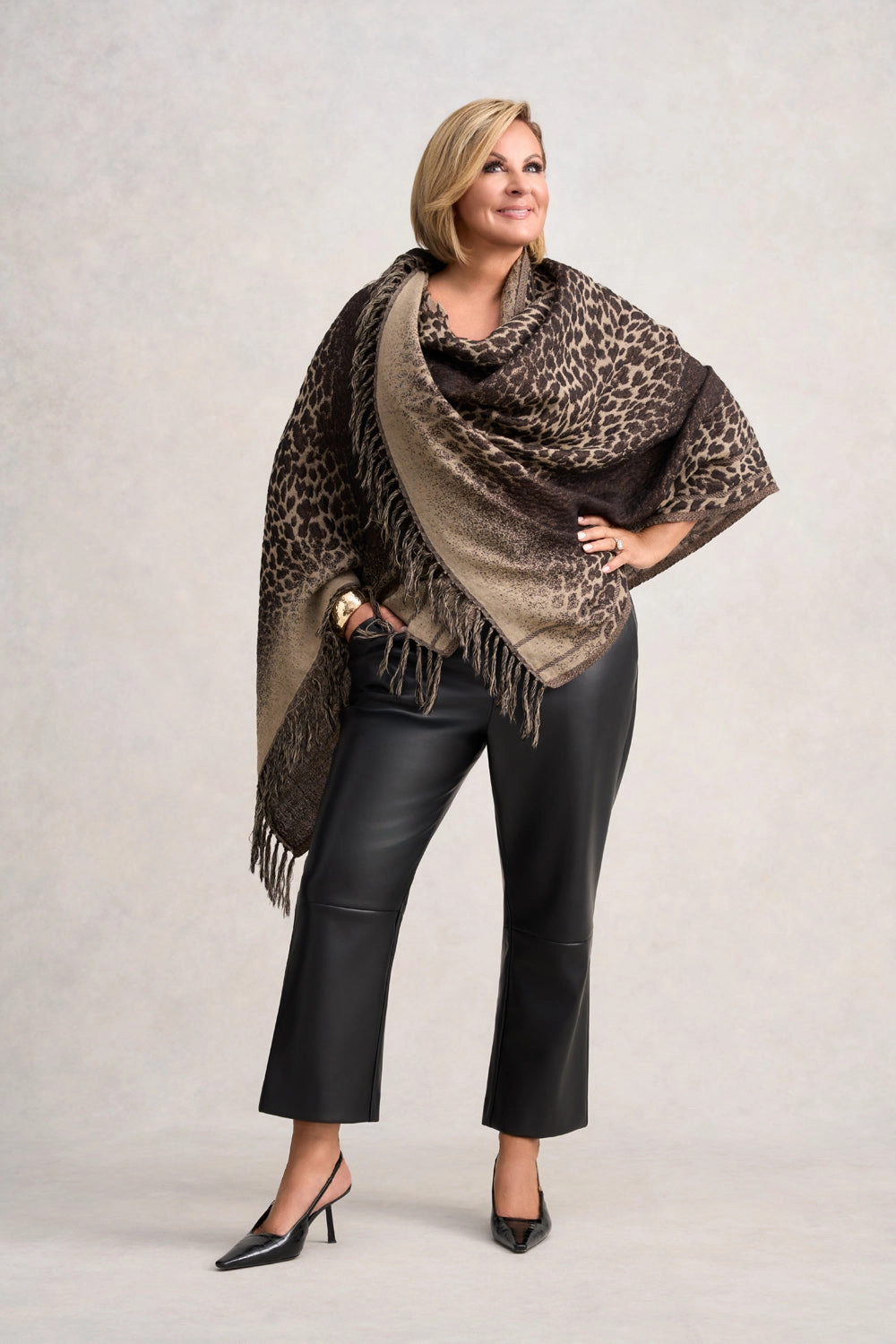 Chyka Ocelot Blanket Scarf