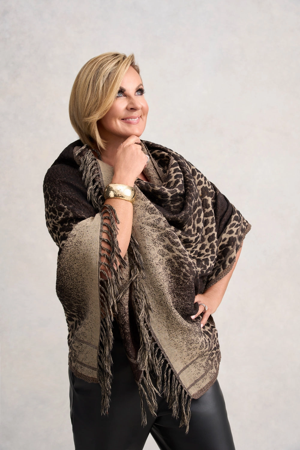 Chyka Ocelot Blanket Scarf