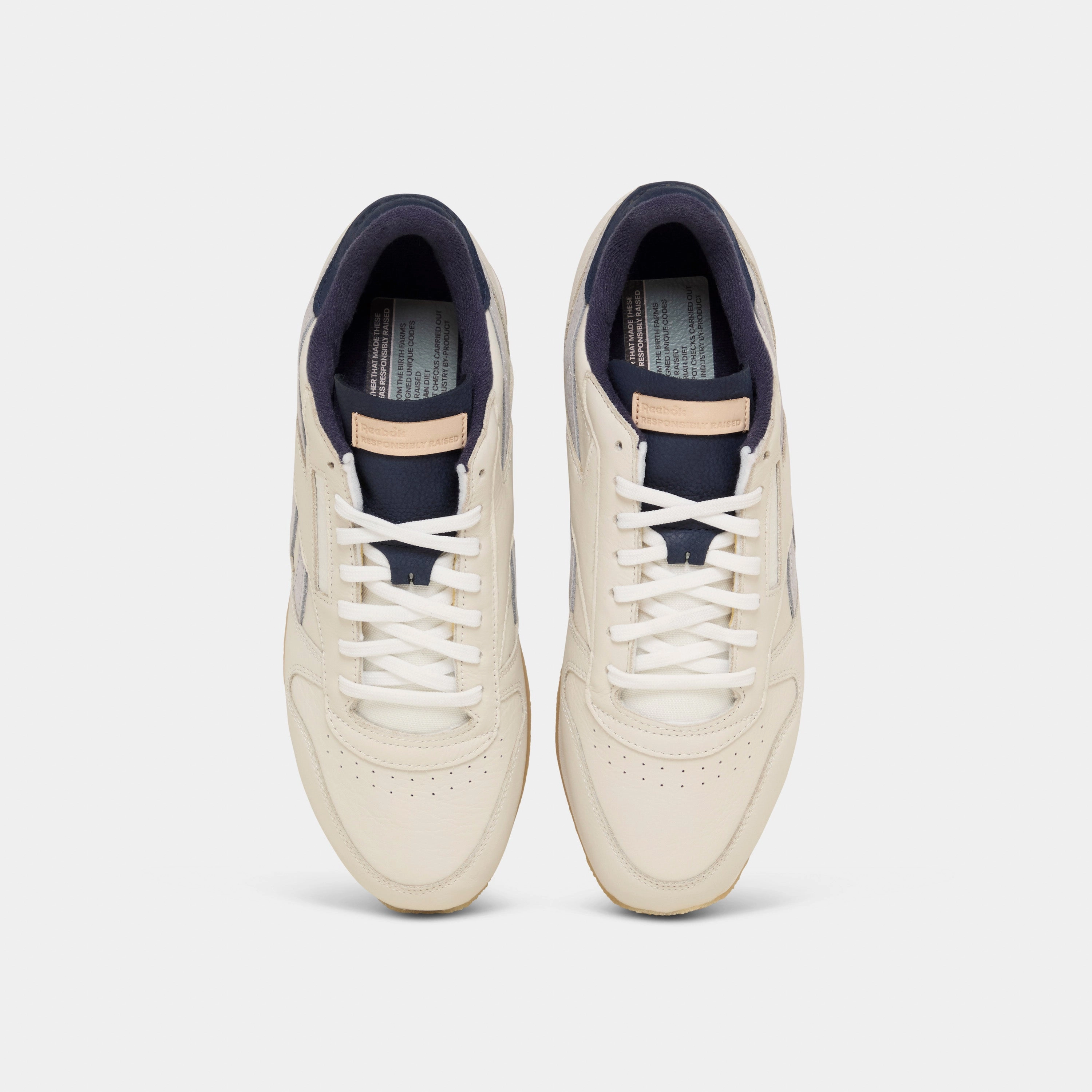 Classic Leather Premium Chalk/Vector Navy/Grey