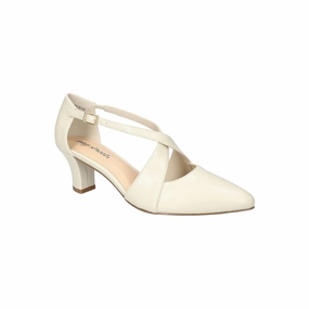Easy Street Womens Elegance Stiletto Heel Pumps - BONE 9 1/2 MEDIUM