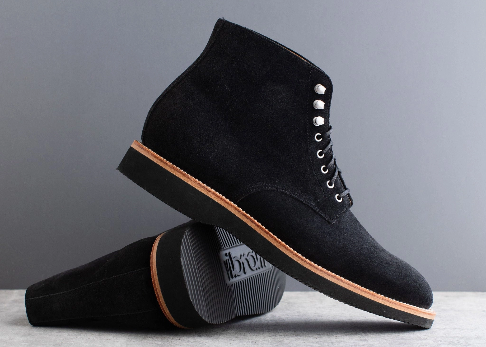 Edward Boot Black Suede