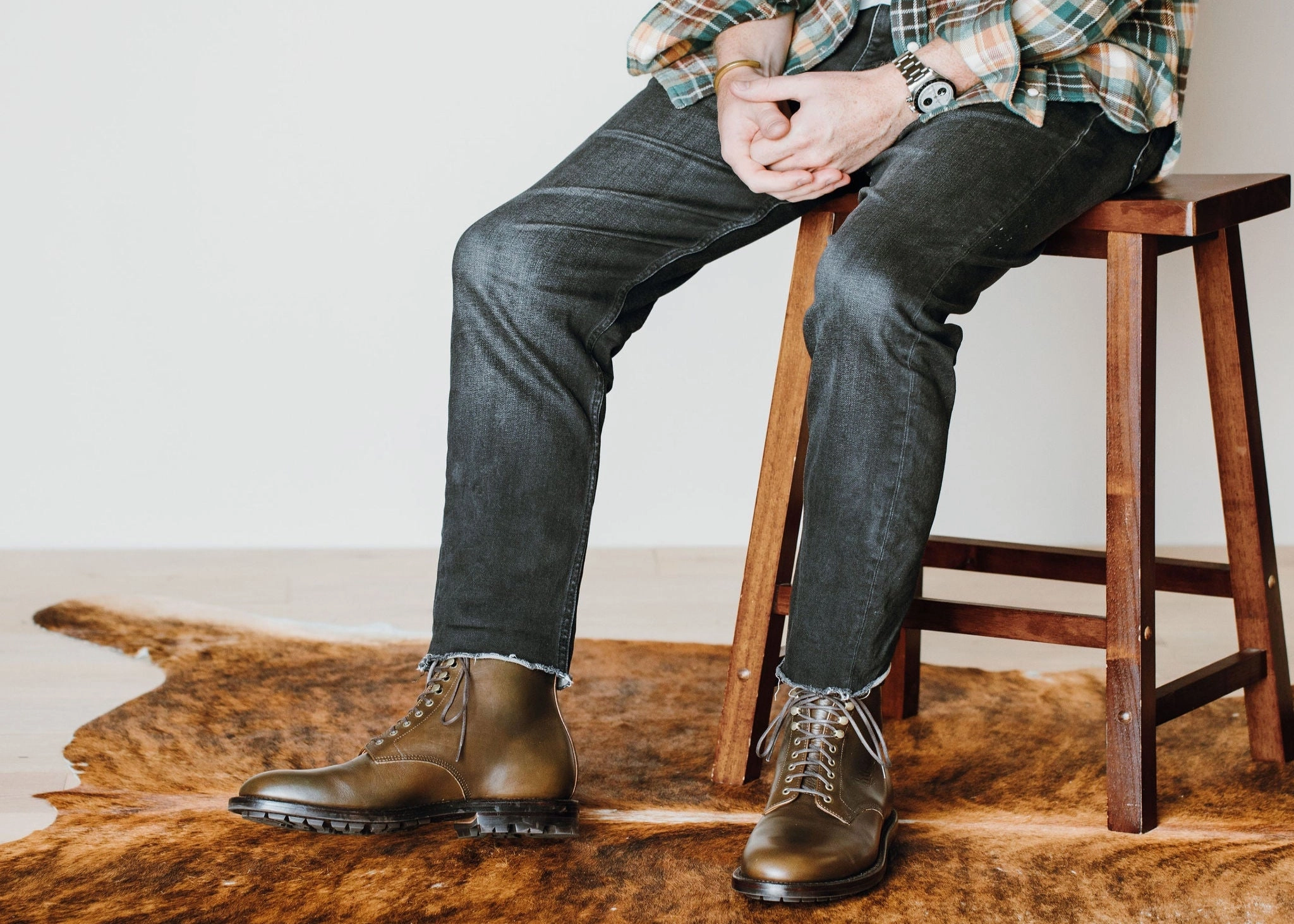 Edward Boot Dark Olive Chromexcel