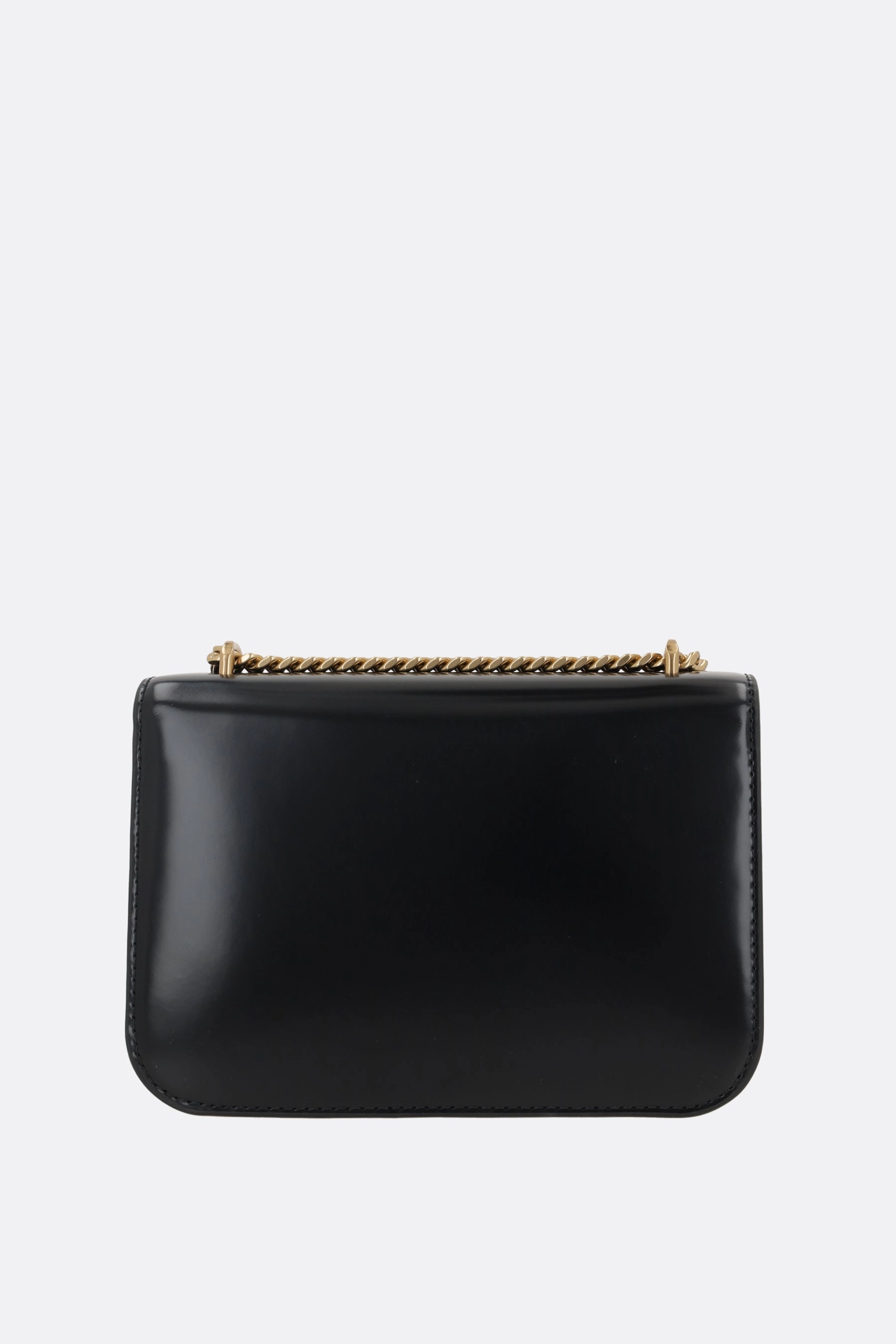 Eleanor Pavé small brushed leather shoulder bag