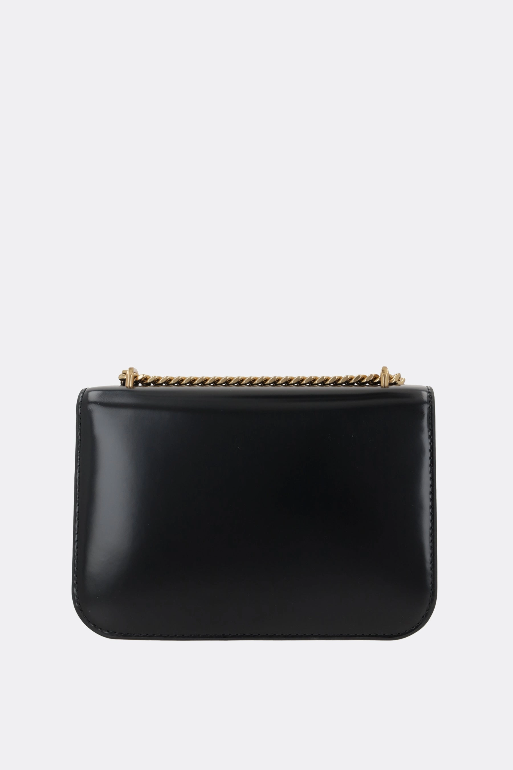 Eleanor Pavé small brushed leather shoulder bag