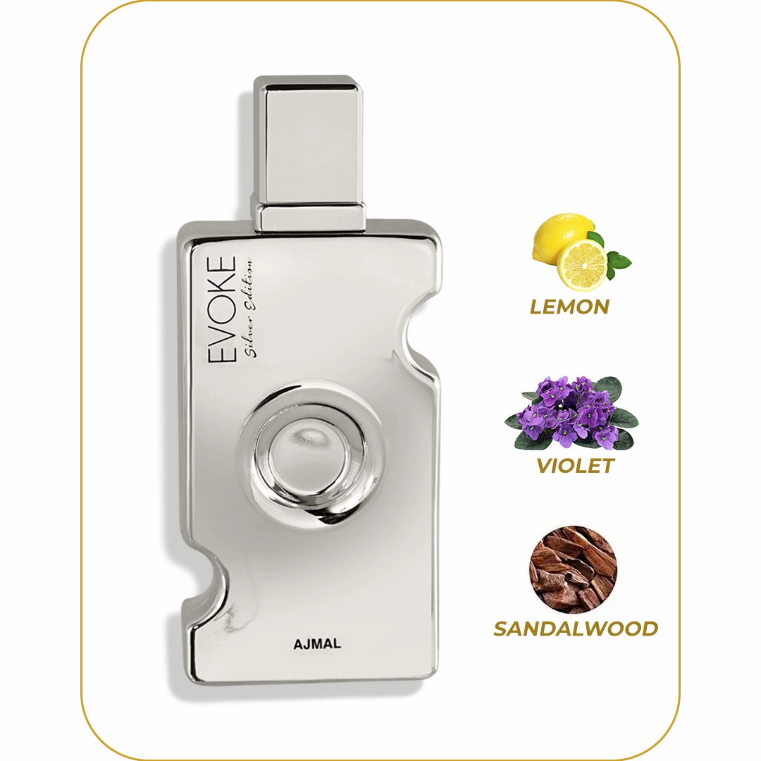 Evoke Silver Edition for (HER) by Ajmal Perfume 75ML EDP