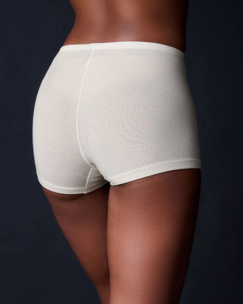 Fine Rib Boyshort