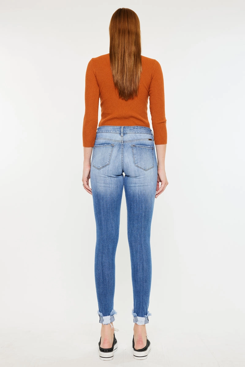 Florence Mid Rise Super Skinny Jeans