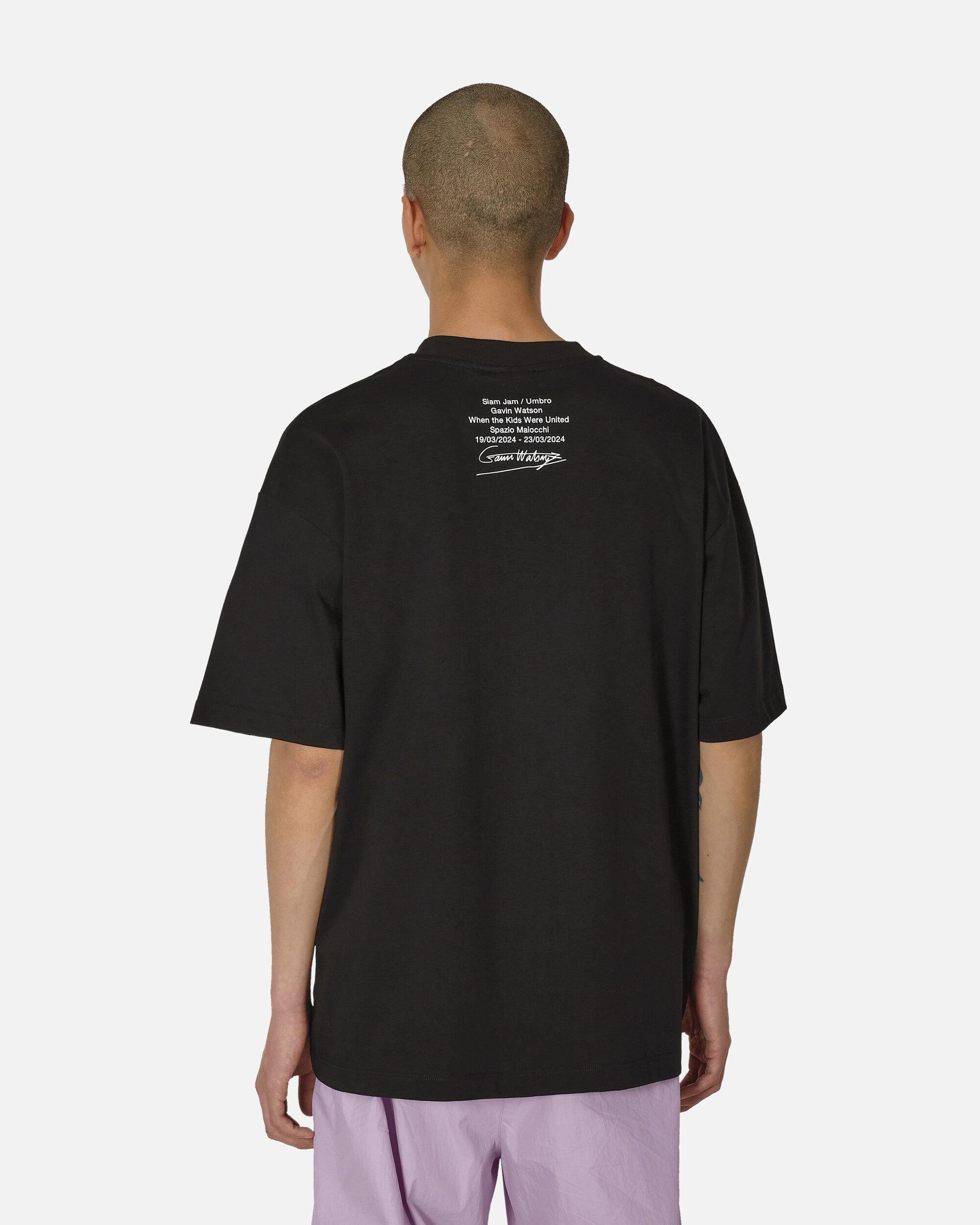 Gavin Watson Exhibition Skin T-Shirt Black