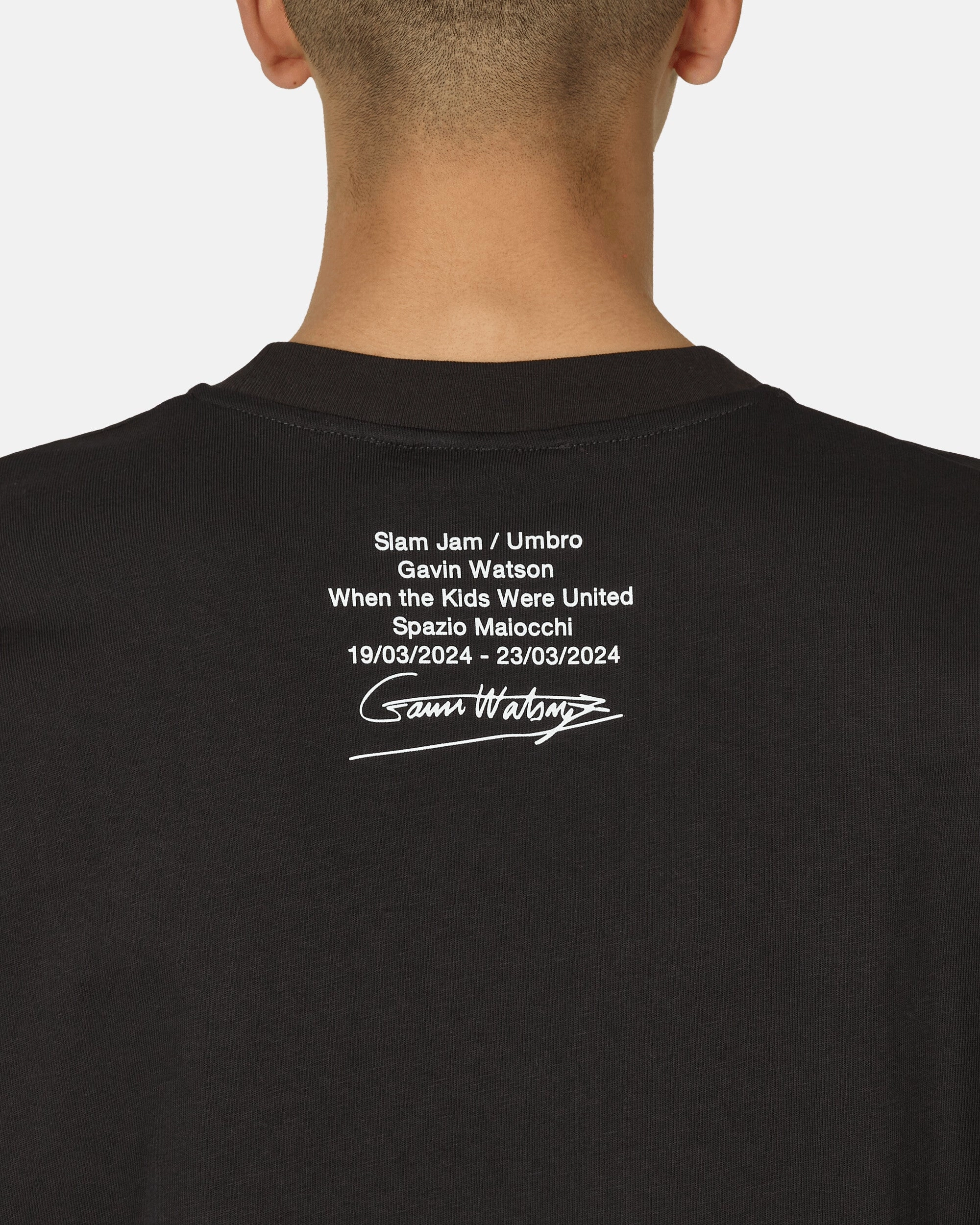 Gavin Watson Exhibition Skin T-Shirt Black