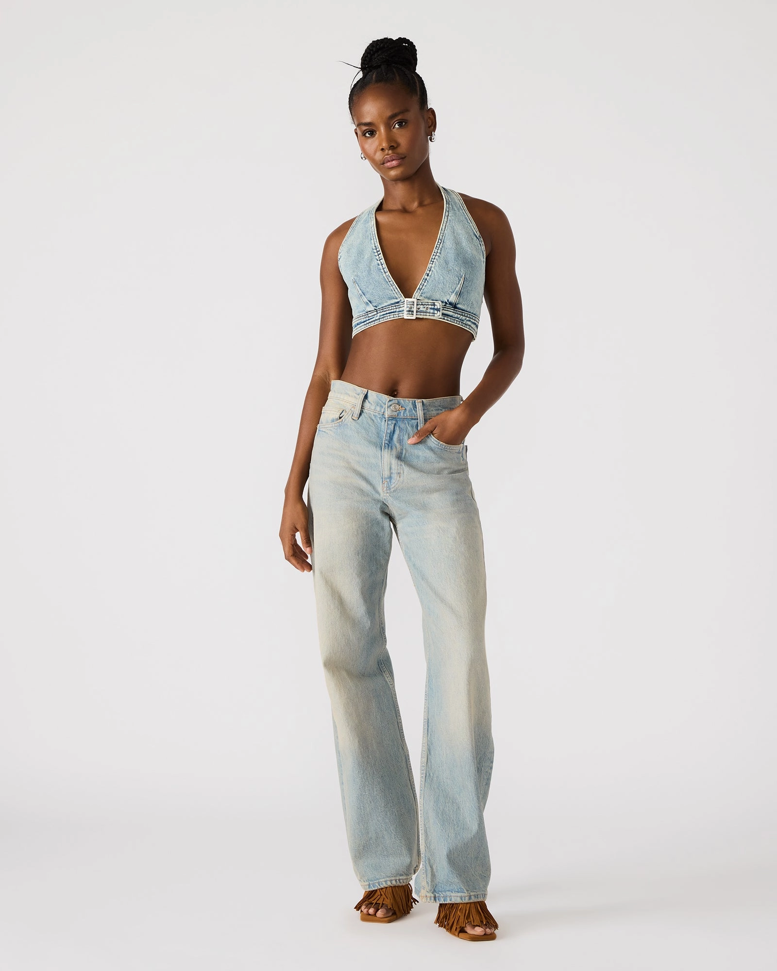 GRAZIELLA DENIM TOP
