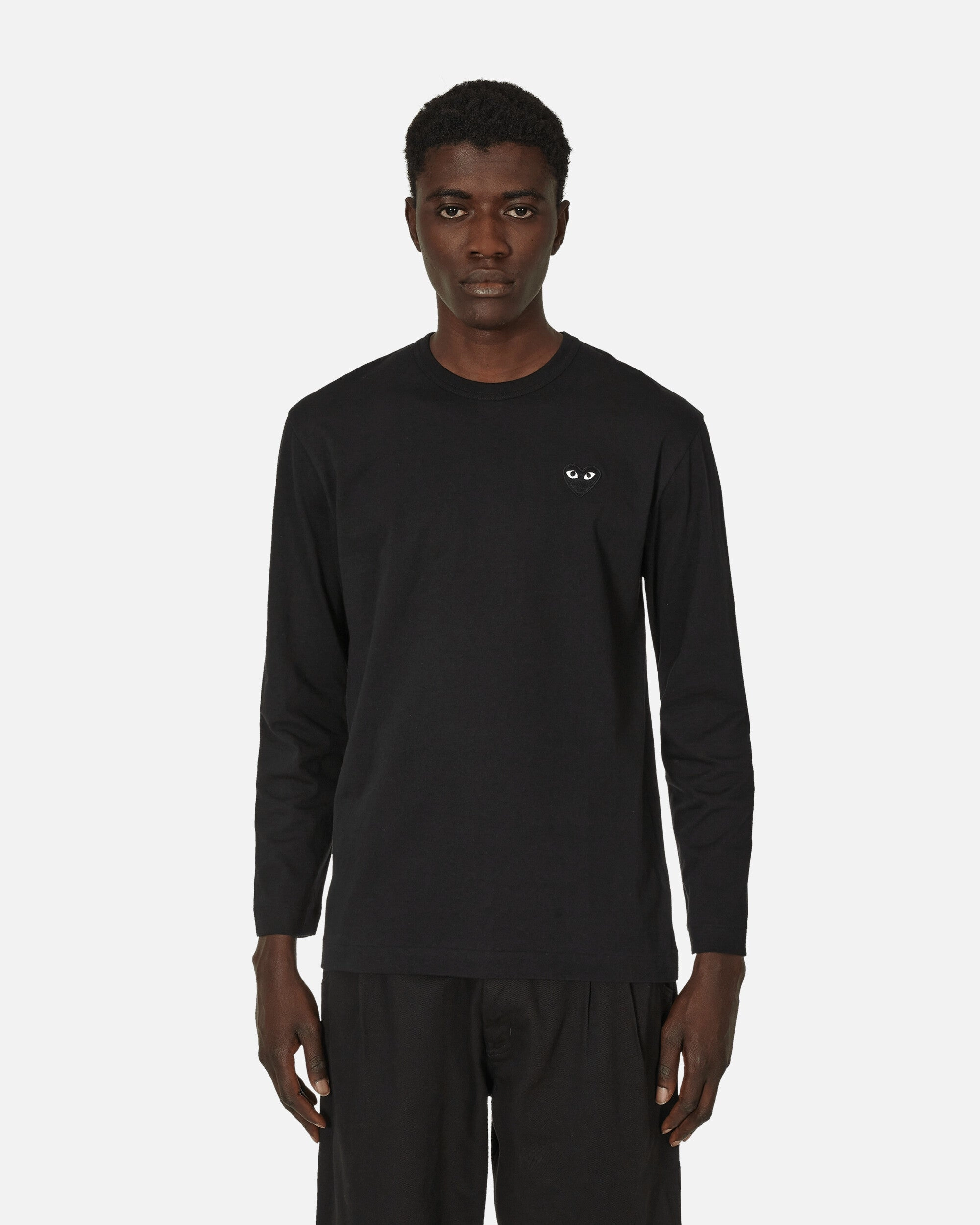 Heart Longsleeve T-Shirt Black