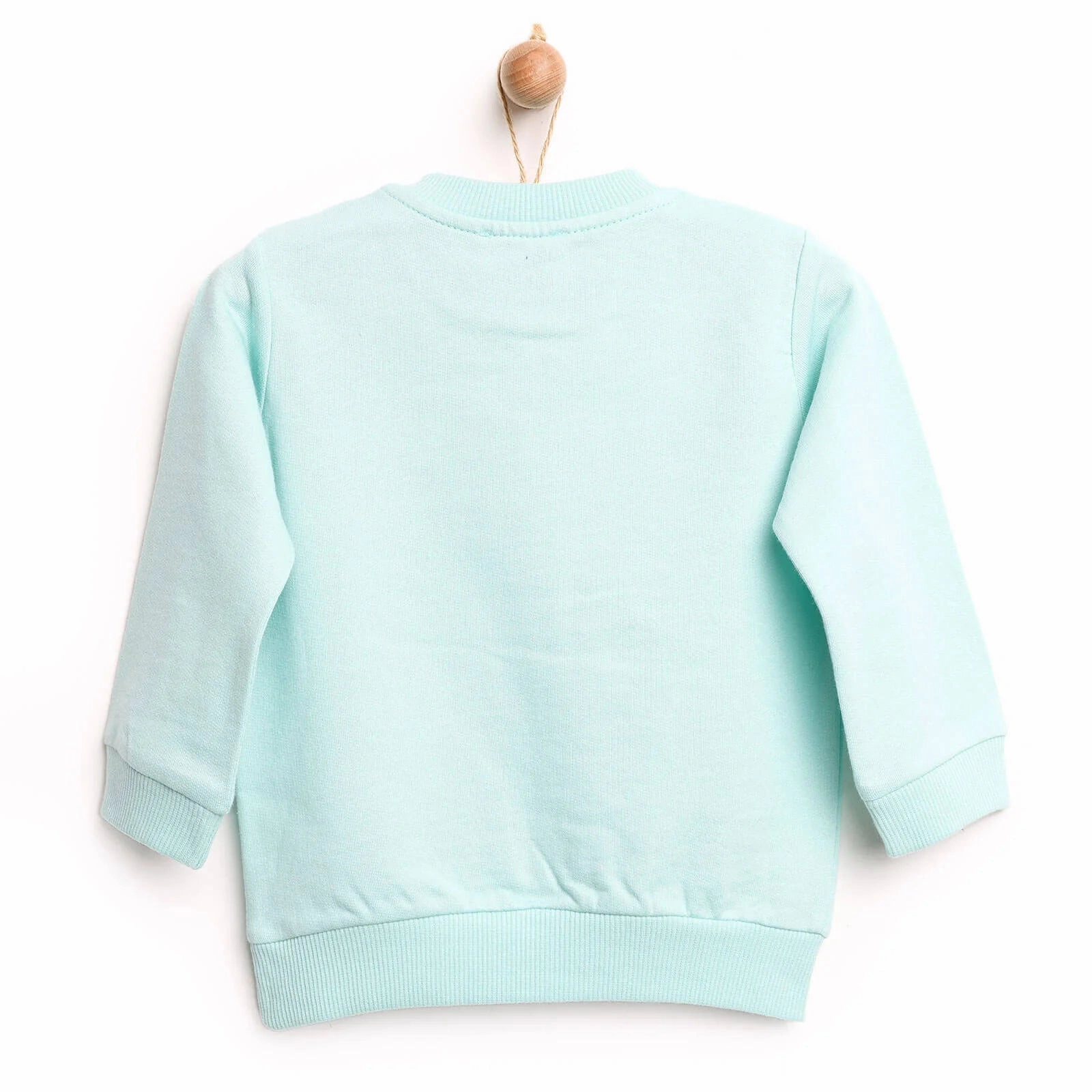 HelloBaby Baby Girl Basic Mint Sweatshirt - Multicolour