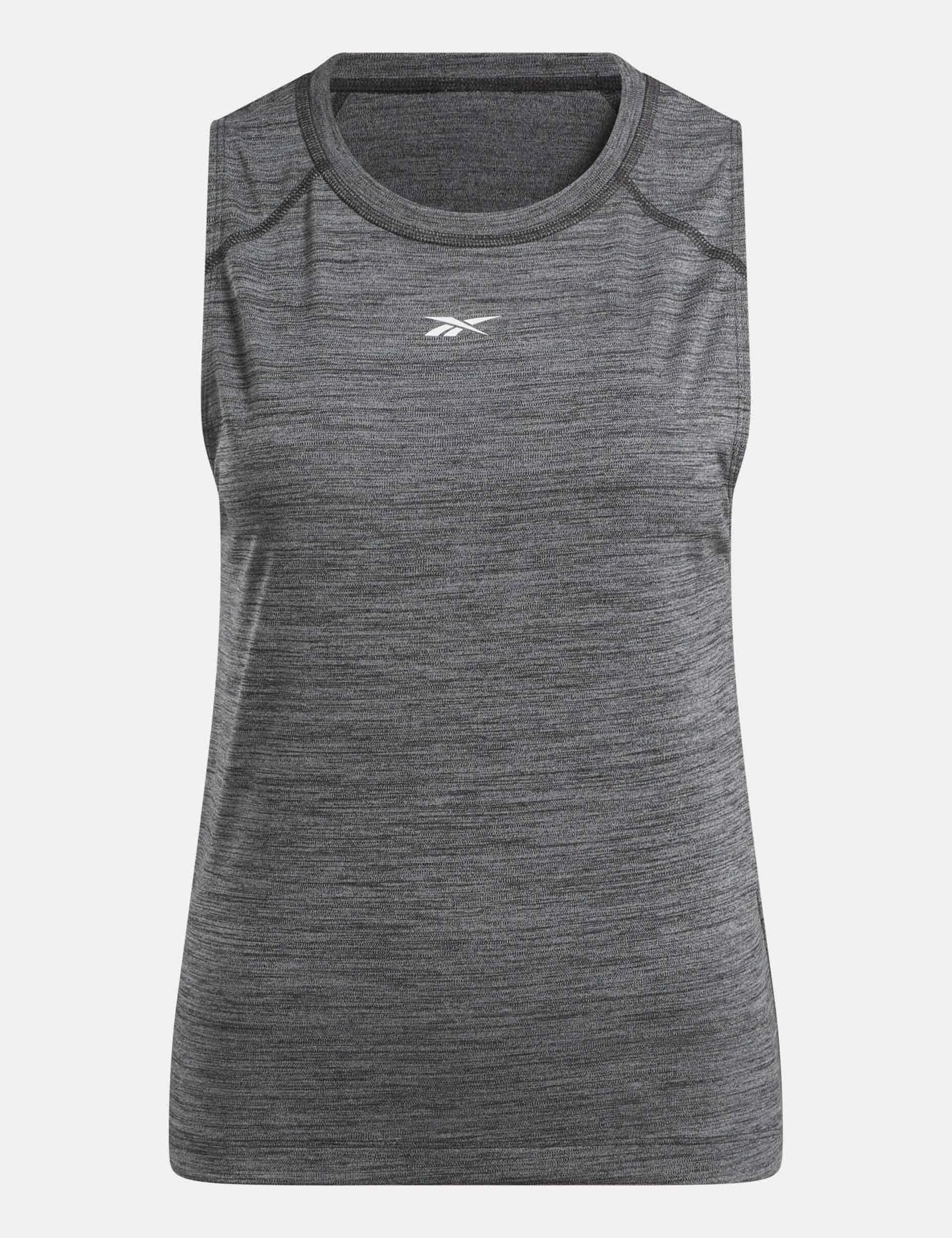 ID Train Tank Top - Black Melange