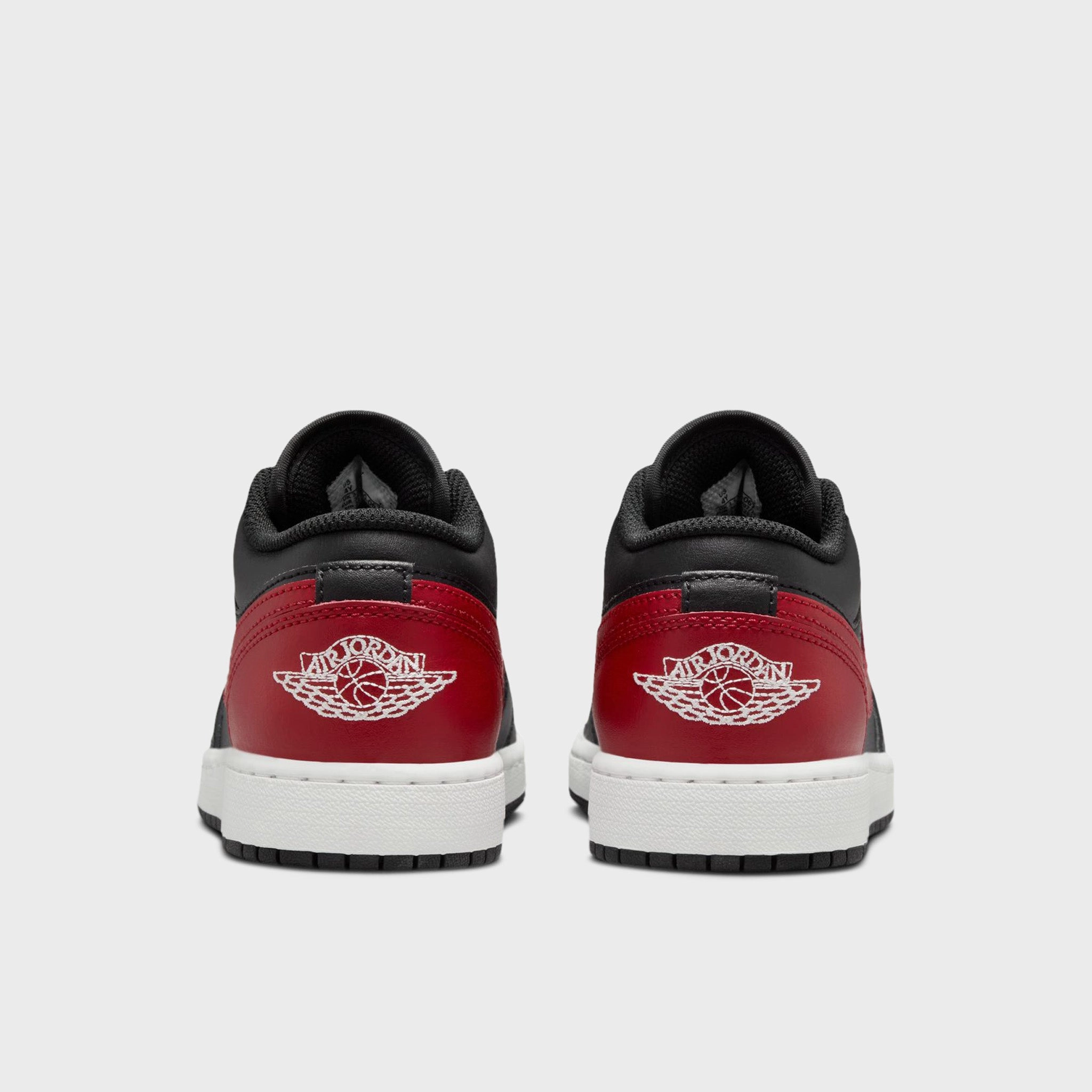 Jordan 1 Low GS Black / Varsity Red - Summit White