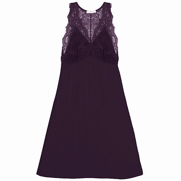 Lace T-Back Tank Dress