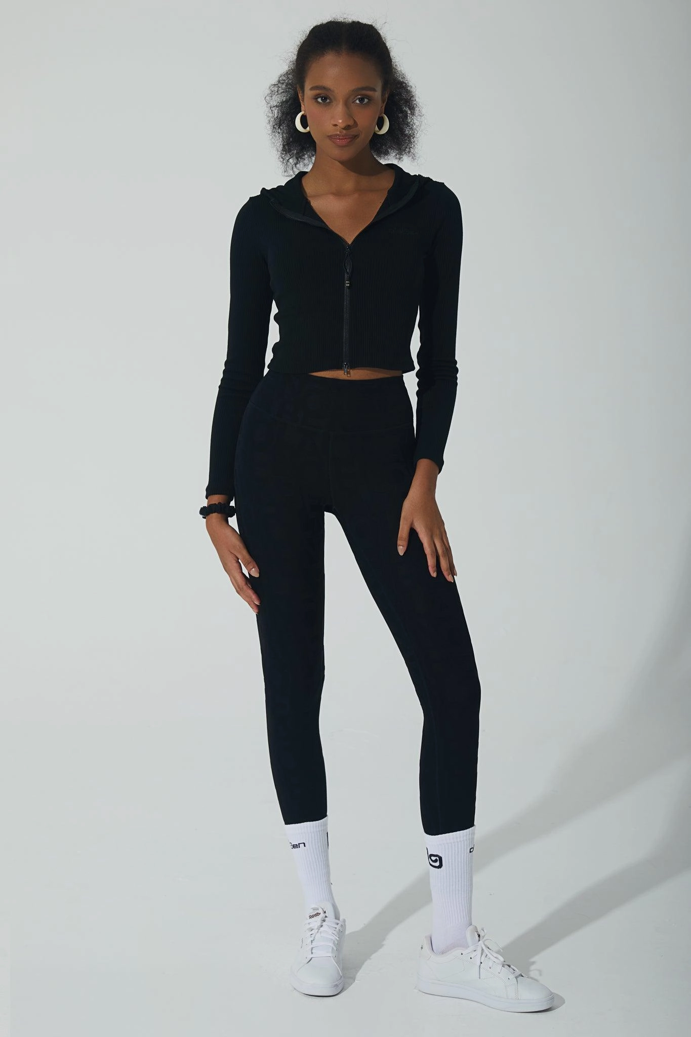 Lorraine Ribbed Jacket - Black