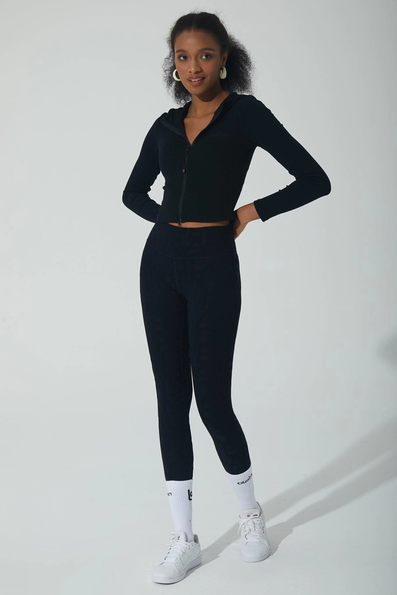 Lorraine Ribbed Jacket - Black