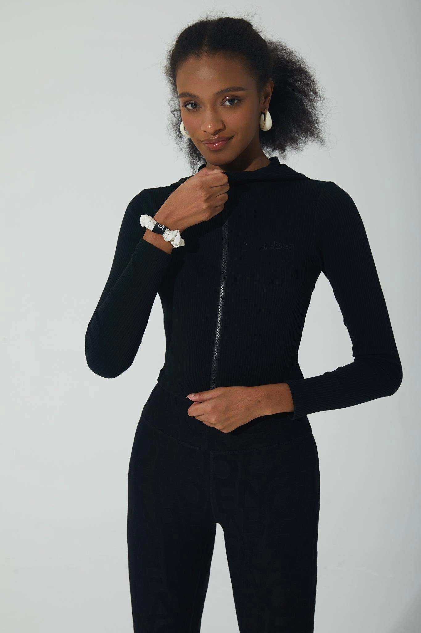 Lorraine Ribbed Jacket - Black
