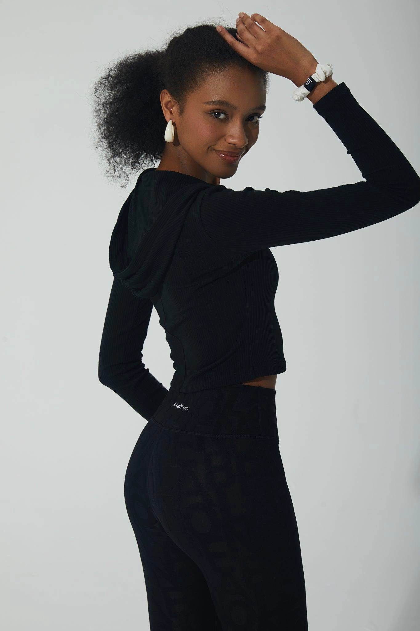 Lorraine Ribbed Jacket - Black