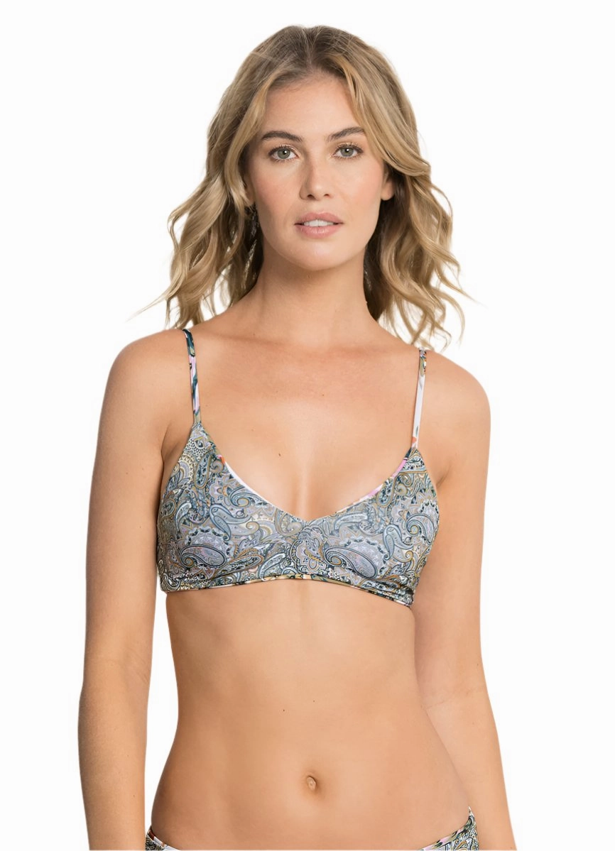 Maaji Jacobean Rocks Sporty Bralette Bikini Top