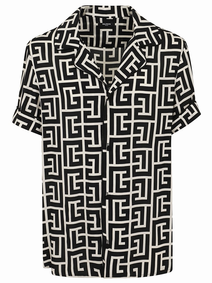 Macro Monogram Ss Pyjama Shirt